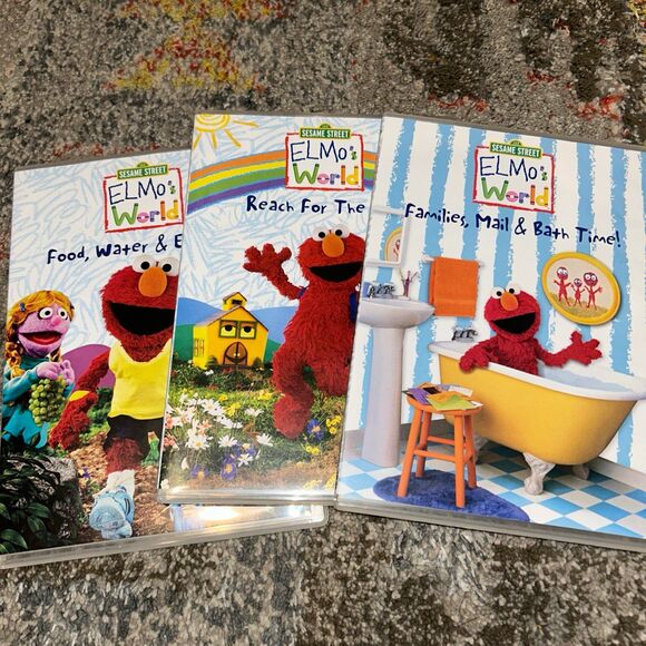 Sesame Street Elmo's World  Dvd The Best Of Elmo's World Volume 2 Box Set 3 Dvds - Picture 1 of 3